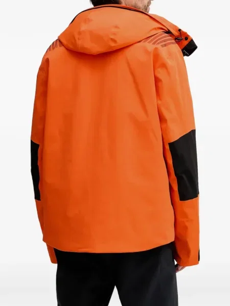 Schi geacă Ea7 Emporio Armani portocaliu