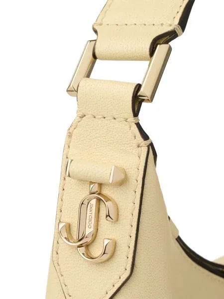 Geanta de piele Jimmy Choo din piele galben
