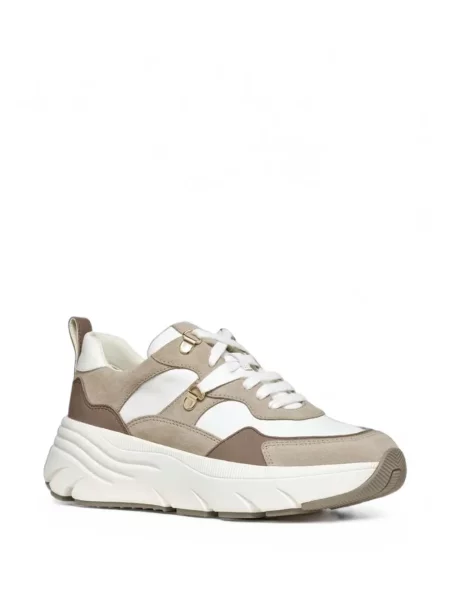 Sneakerși Geox chunky alb