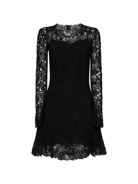 Rochie mini Ermanno Scervino din dantelă negru