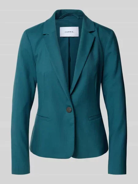 Żakiet o kroju slim fit z z wypustkami Comma