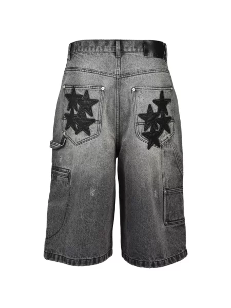 Pantaloni scurți din denim Breath gri