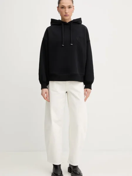 AllSaints hanorac de LOVERS negru
