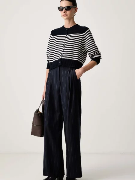 Weekend Max Mara штани з вовною WKDNEBBIE