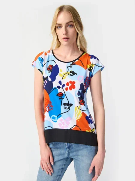 Joseph Ribkoff Tricou Colorat