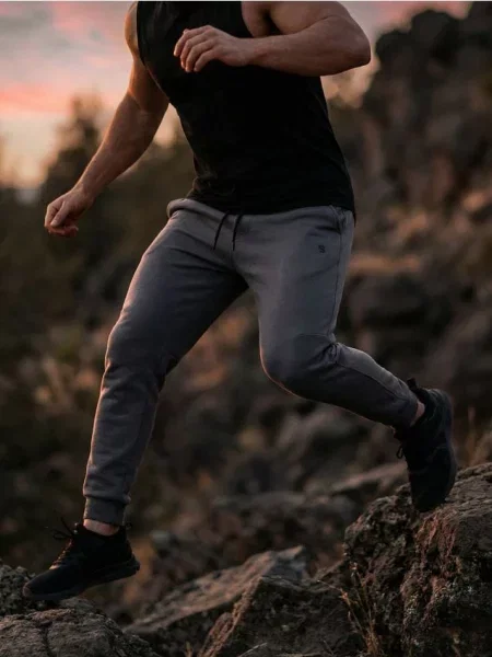 Sinsay Spodnie tapered fit szary