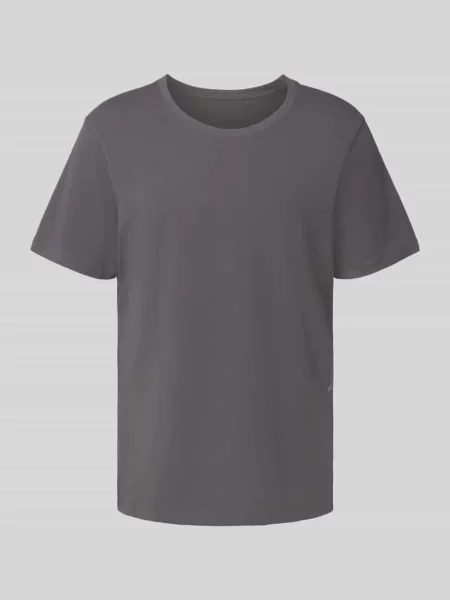 Damski t-shirt o kroju regular fit z okrągłym dekoltem Slg