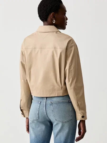 Tommy Hilfiger kurtka przejściowa z beżowa