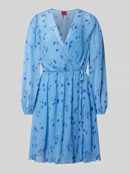 Sukienka mini w kopertowym stylu model ‘Kahula’ Hugo