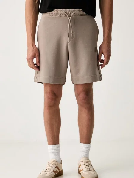 BOSS Green pantaloni scurți de trening pentru bărbați cu JT_Shorts bej