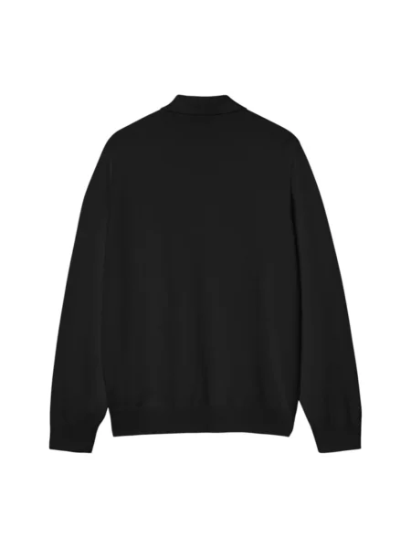 Carhartt WIP L/S Madison Polo sweter czarna