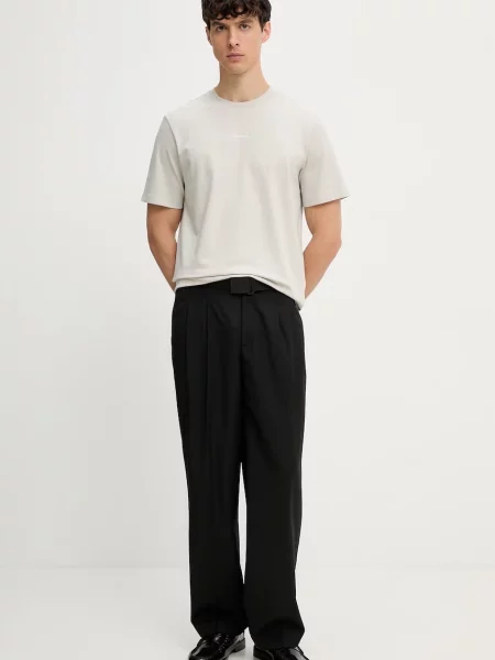Calvin Klein Majica Svetlo bež siva