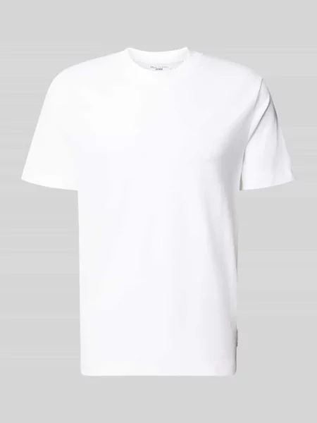 T-shirt o kroju oversized z czystej Bawełny Marc O'polo Denim biała
