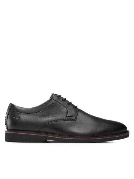 Półbuty Clarks skórzane czarne