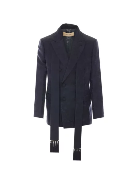 Sacou Valentino Garavani cu două rânduri de nasturi albastru