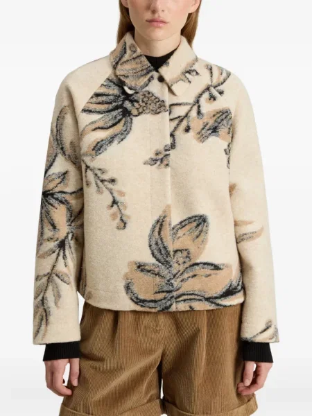 Geacă Woolrich cu model floral din jacard