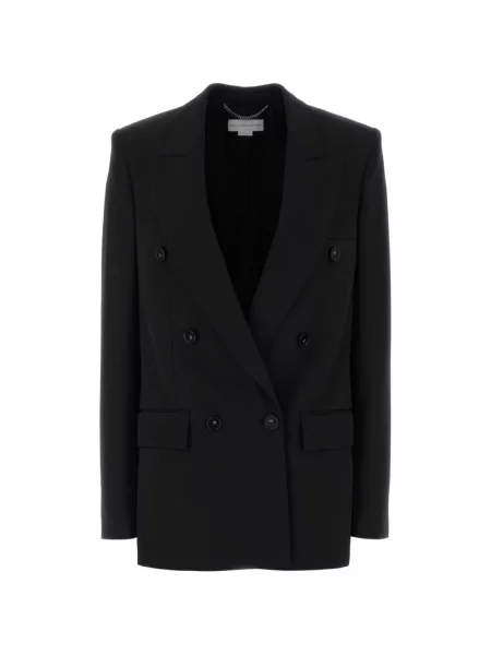 Sacou Stella Mccartney cu două rânduri de nasturi negru