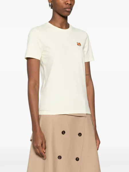 Tricou Maison Kitsune galben