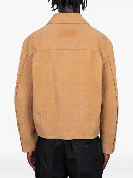 Geacă Jacquemus cu model herringbone