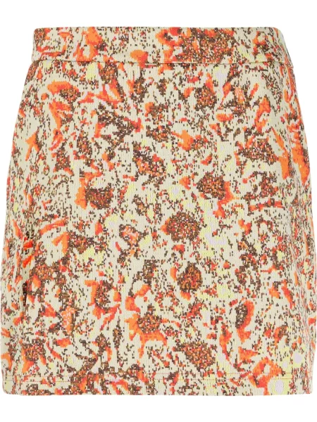Fusta mini Ambush cu model floral din jacard