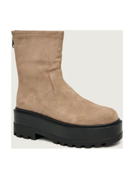 Calvin Klein Jeans Botine cu platformă bej