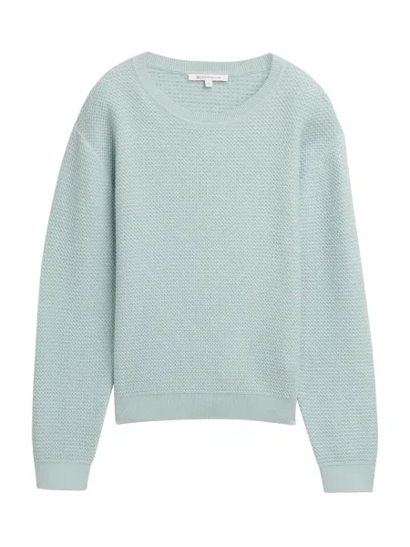 TOM TAILOR DENIM Pulover deschis albastru