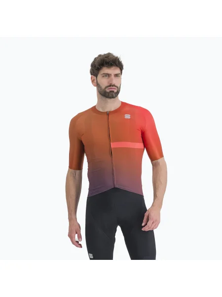 Ciclism geacă bomber Sportful portocaliu