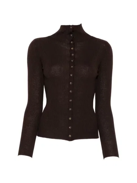 Cardigan Ivory Paris tricotate maro