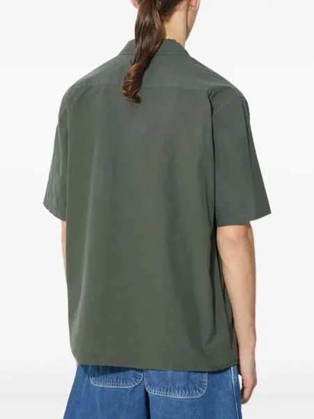 Cămașă Norse Projects scurtă verde