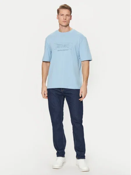 HUGO Tricou Nufrancos albastru