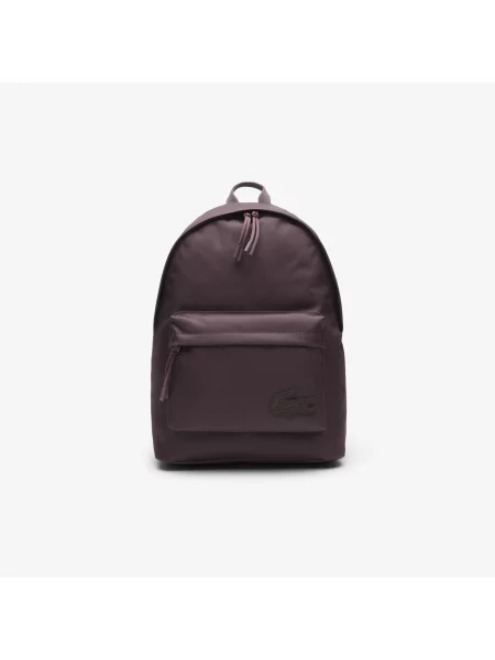 Lacoste Plecak Arabesque Crocodile Bordowy fioletowy