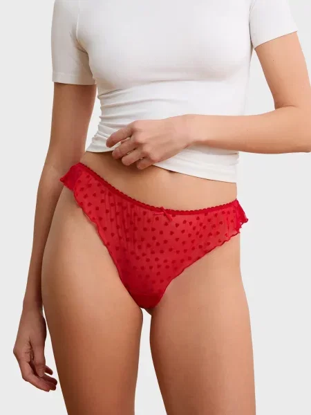 Стрінги Etam червоні