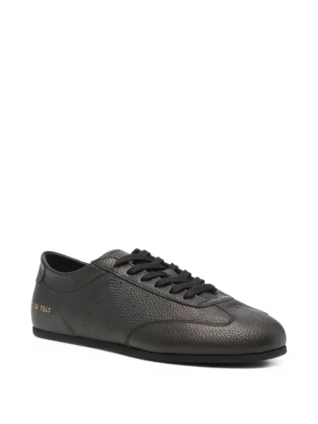 Sneakerși Common Projects din piele maro