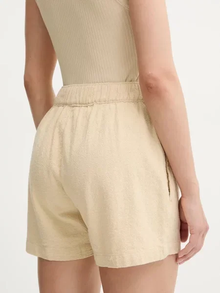 Šortky Picture Flaros high waist béžová