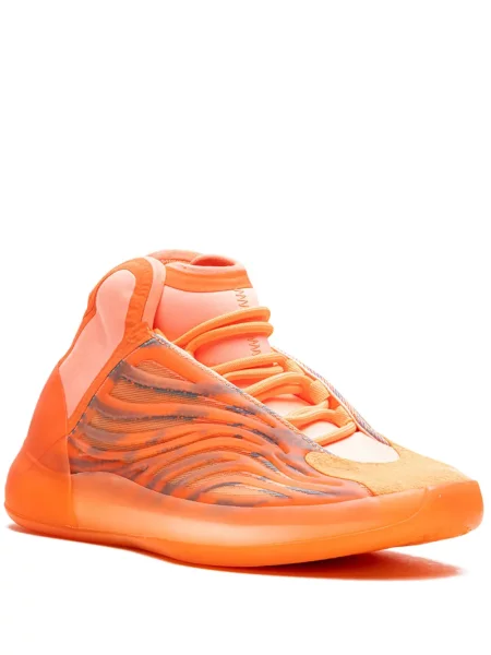 Sneakerși Adidas Primeknit portocaliu
