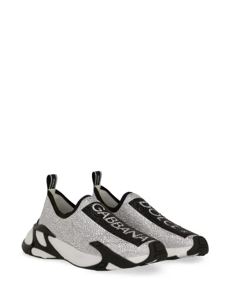 Raštuotos sportbačiai Dolce & Gabbana balta