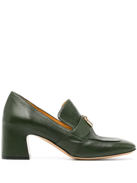 Pantofi cu toc Madison.maison din piele verde