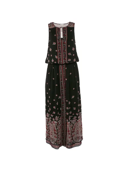 Rochie maxi Joie de mătase de costum negru