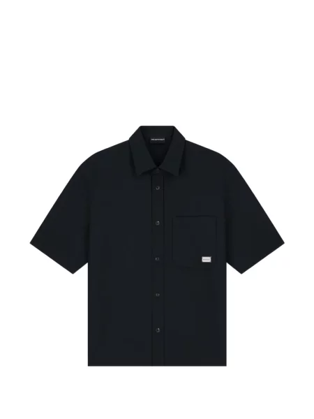 Cămașă Emporio Armani albastru