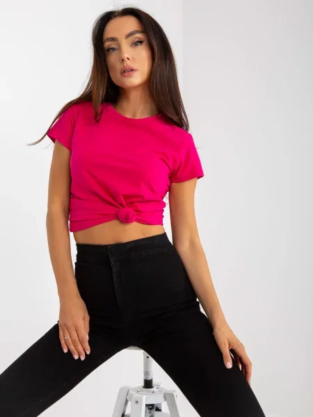 Majica Basic Feel Good fuksija