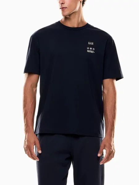 Футболка Ea7 синяя