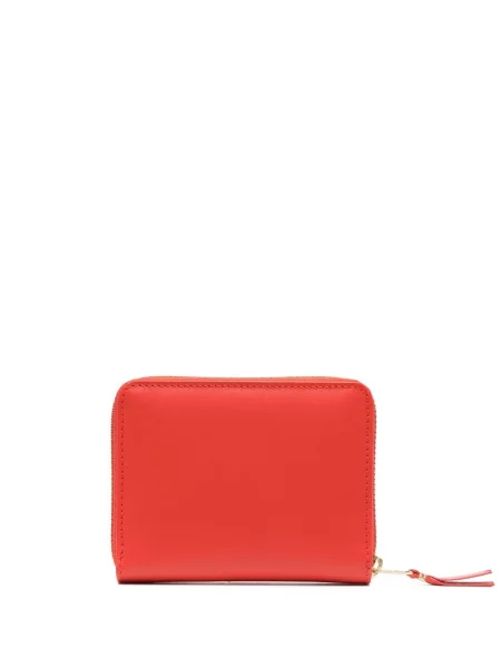 Portofel Comme Des Garçons Wallet din piele roșu