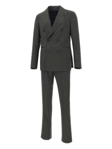 Costum Tagliatore cu dungi de costum gri
