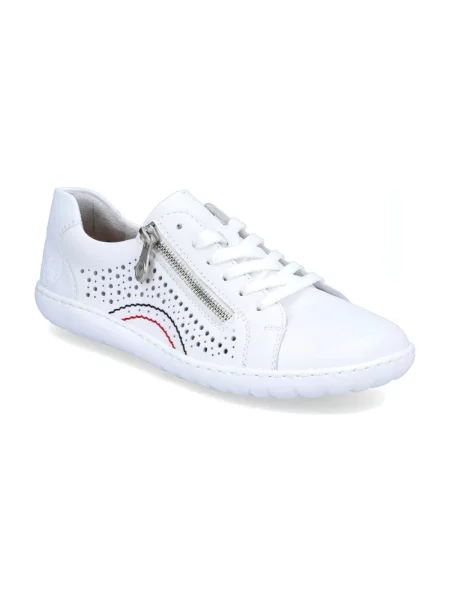 Sneakersy Rieker skórzane białe