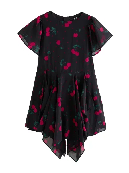 Next Rochie verde / roșu negru