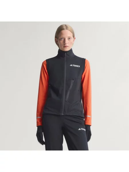 Bezrękawnik Terrex Xperior Cross-Country Ski Softshell czarna