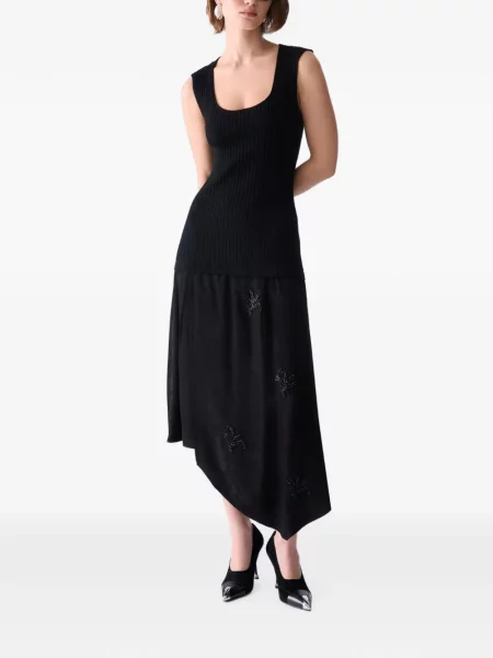 Rochie Liu Jo cu broderie negru