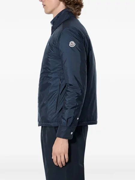 Geacă cu puf Moncler albastru