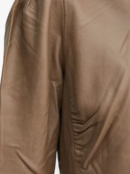 Rochie Bruuns Bazaar din piele de costum maro