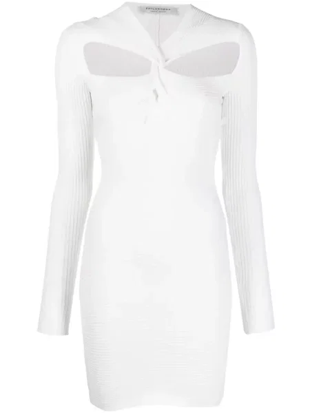 Rochie mini Philosophy Di Lorenzo Serafini de costum alb
